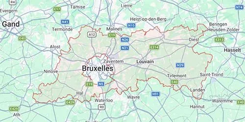 Zone d’intervention plombier Brabant Flamand