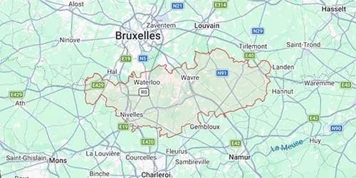 Zone d’intervention plombier Brabant Wallon
