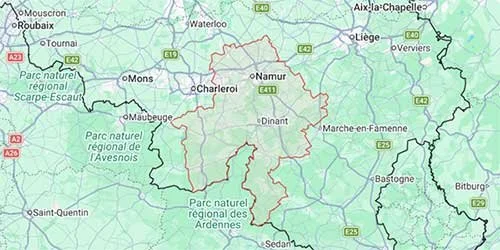 Zone d’intervention plombier à Namur