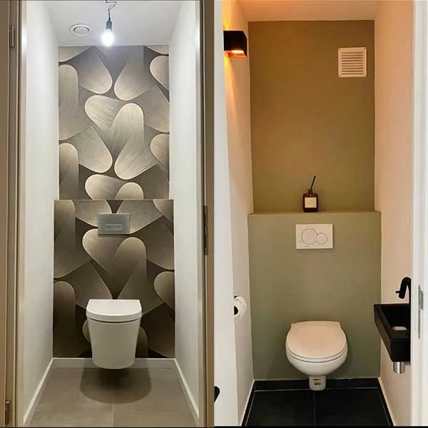 Rénovation complète toilette installation sanitaire