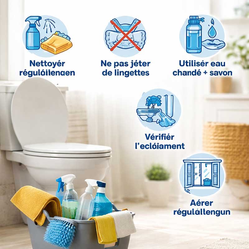 Astuces pour garder une toilette propre et sans odeur